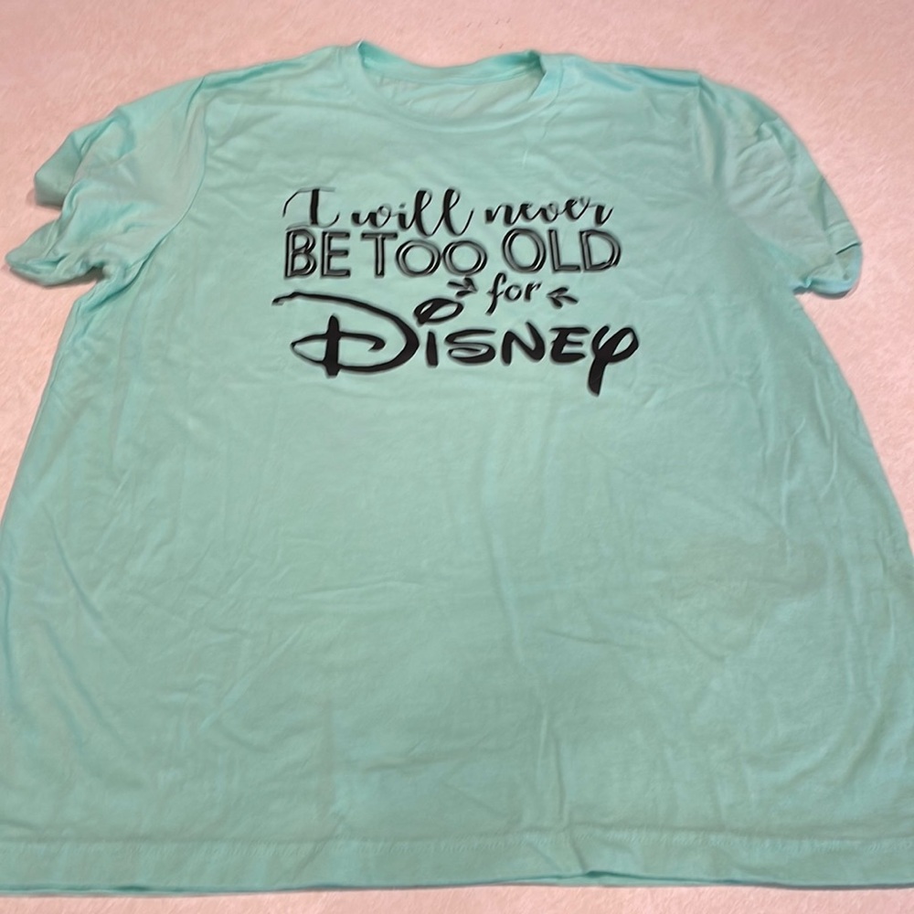 Disney Never Too Old tee
